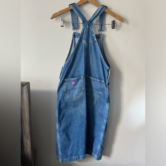 LEE X H&M Girls Denim Blue Overall Dress - Picture 3 of 7